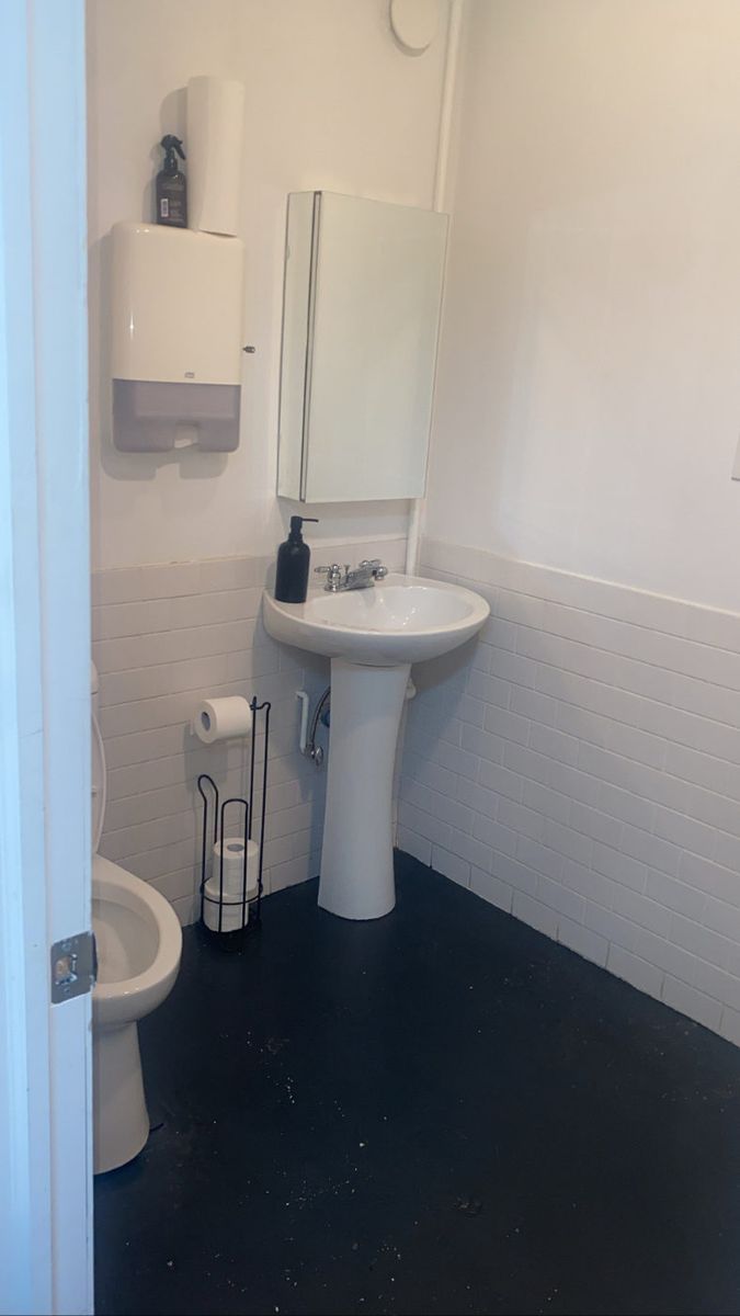 Clean restroom